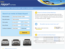 Tablet Screenshot of dubaiairportcarrental.net